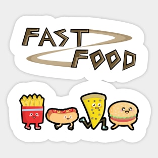 Fast Food Sticker